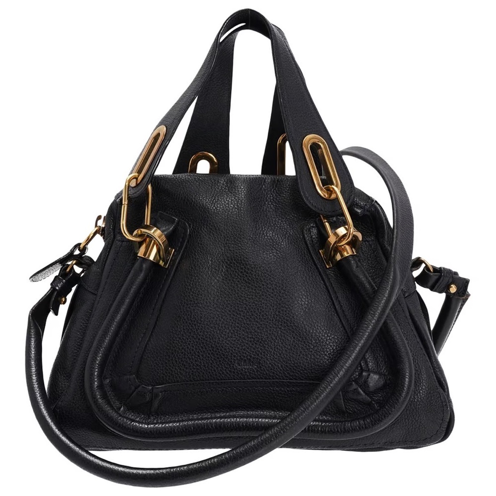 Authentic Chloé Leather Paraty Shoulder Bag